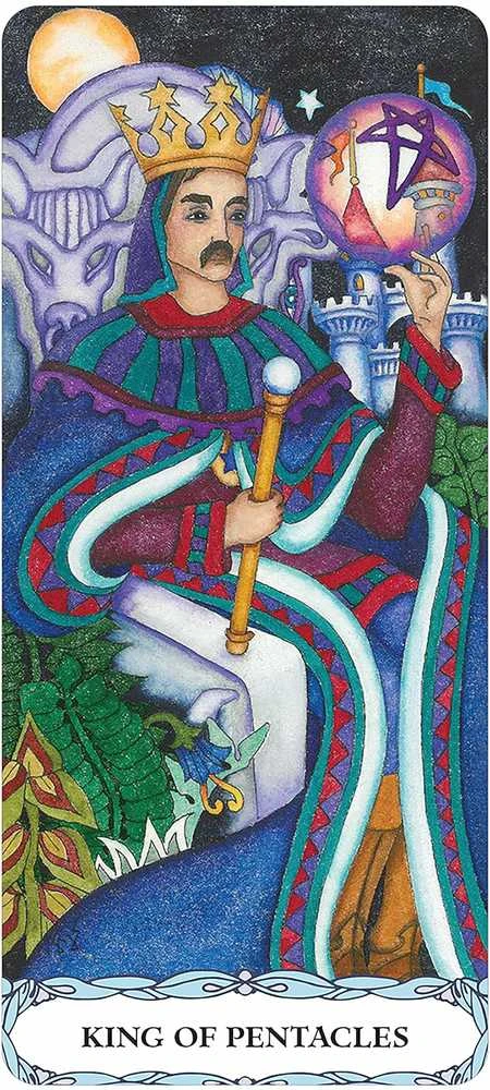 US Games Systems Tarot Of A Moon Garden Borderless Kortos