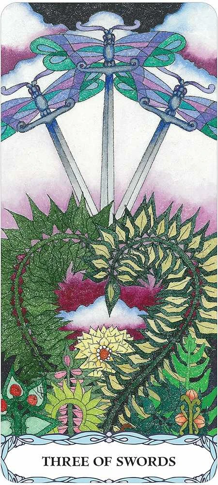 US Games Systems Tarot Of A Moon Garden Borderless Kortos