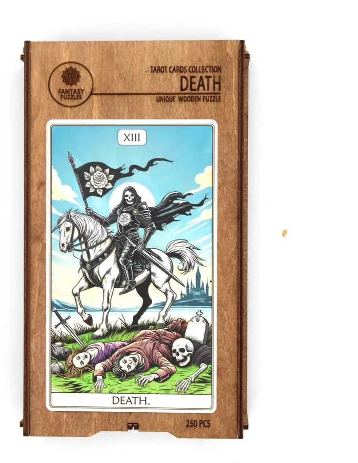 Dėlionė Iš Medžio Tarot: The Death (250 detalių) Fantasy Puzzles