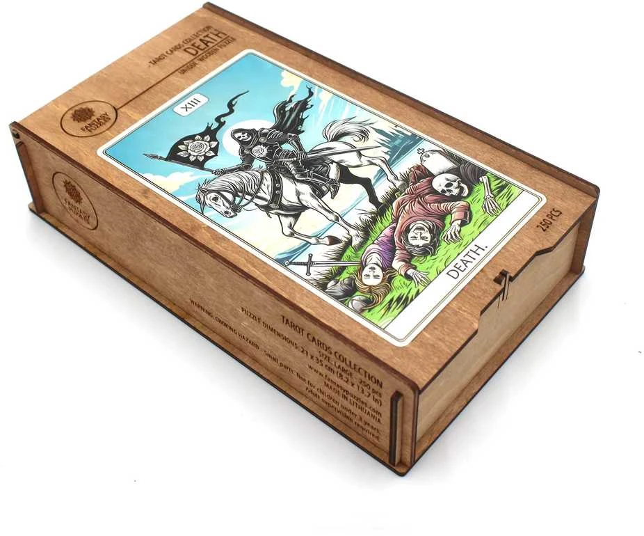 Dėlionė Iš Medžio Tarot: The Death (250 detalių) Fantasy Puzzles