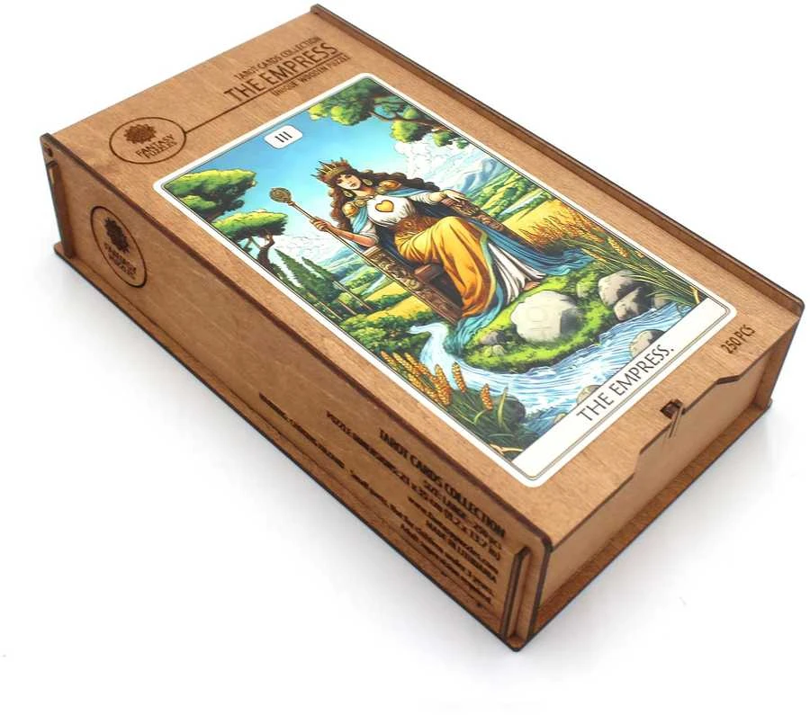 Dėlionė Iš Medžio Tarot: The Empress (250 detalių) Fantasy Puzzles