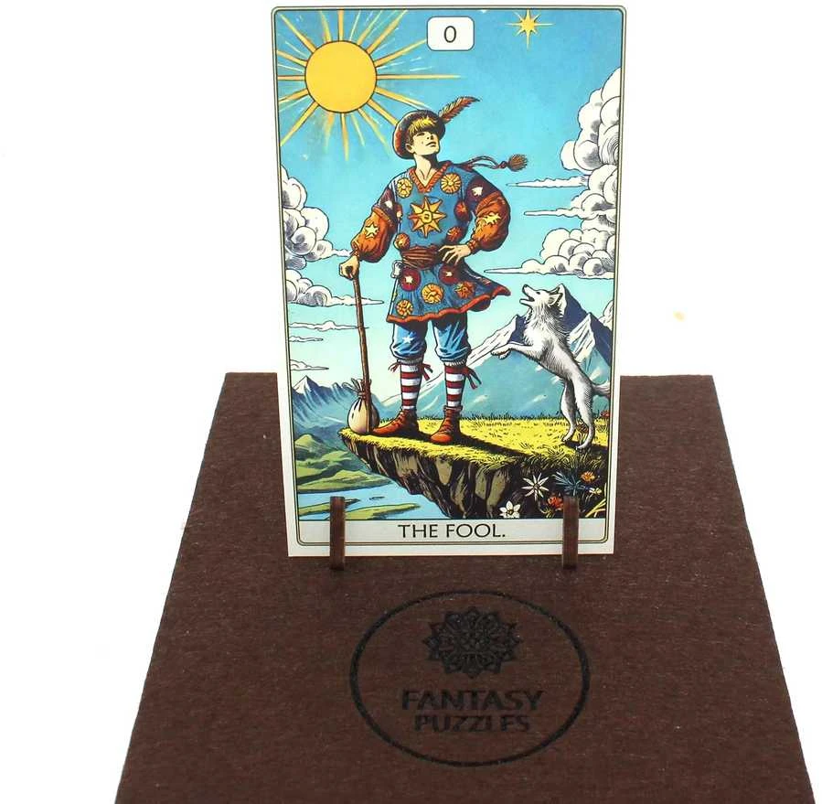 Dėlionė Iš Medžio Tarot: The Fool (250 detalių) Fantasy Puzzles