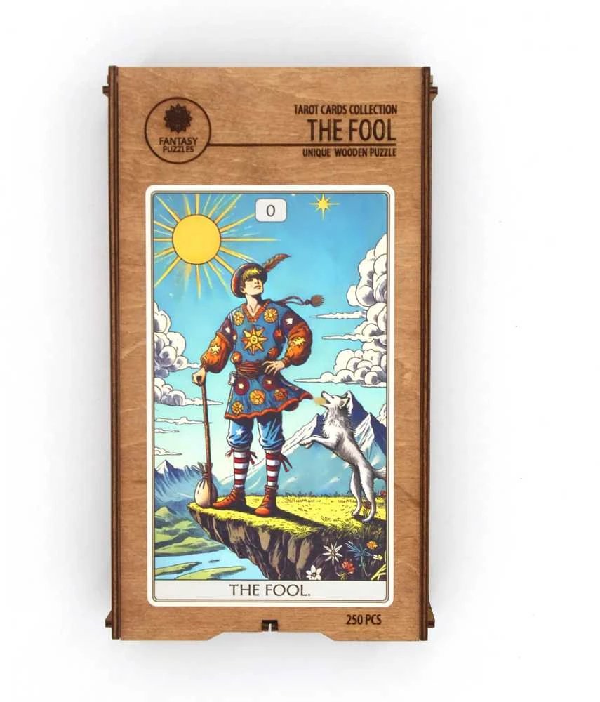 Dėlionė Iš Medžio Tarot: The Fool (250 detalių) Fantasy Puzzles