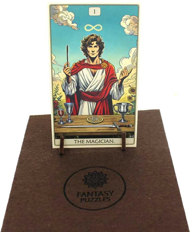 Dėlionė Iš Medžio Tarot: The Magician (250 detalių) Fantasy Puzzles