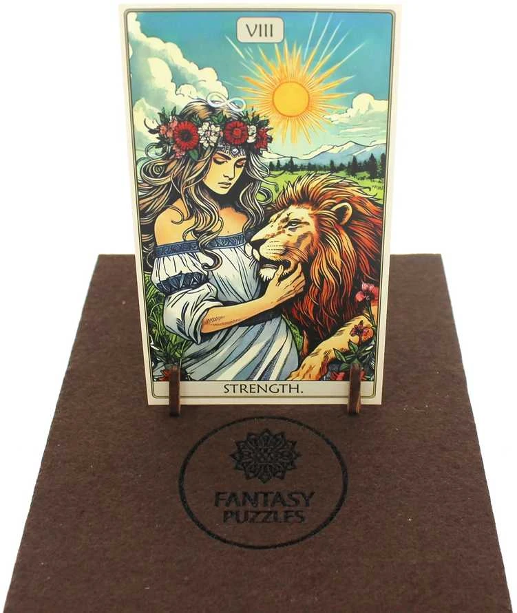 Dėlionė Iš Medžio Tarot: The Strength (250 Detalių) Fantasy Puzzles