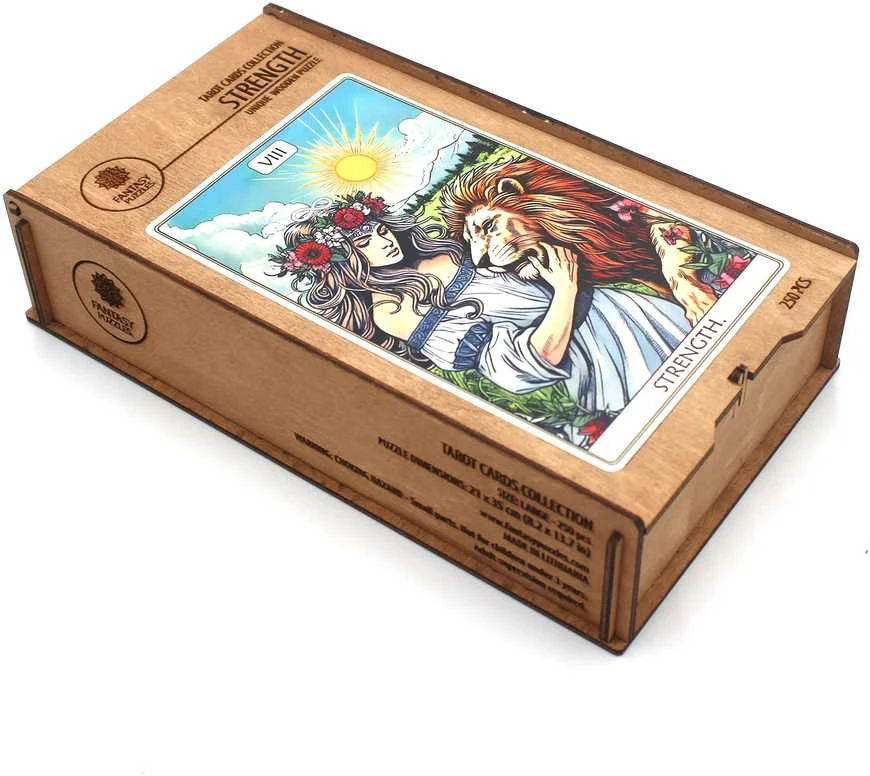Dėlionė Iš Medžio Tarot: The Strength (250 Detalių) Fantasy Puzzles