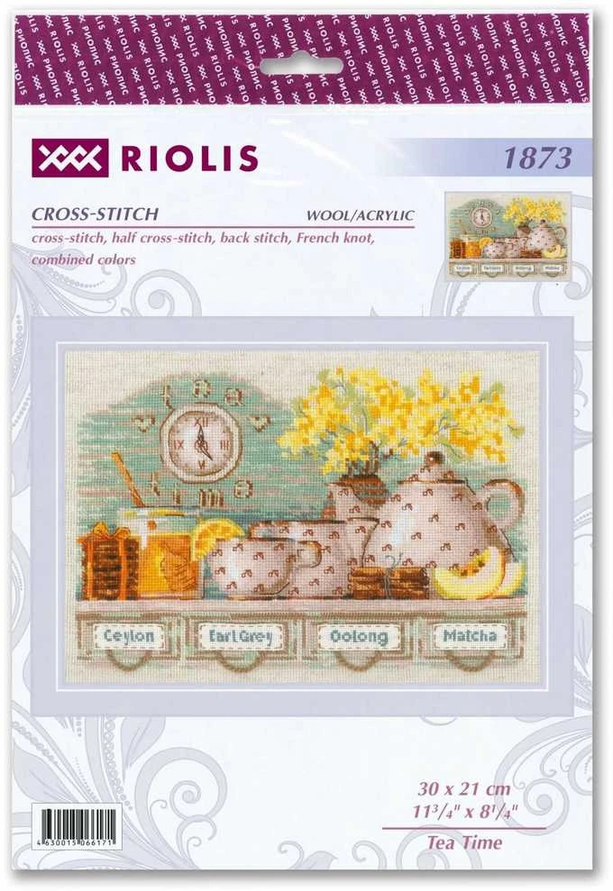 Tea Time siuvinėjimo rinkinys iš RIOLIS Nr.: 1873