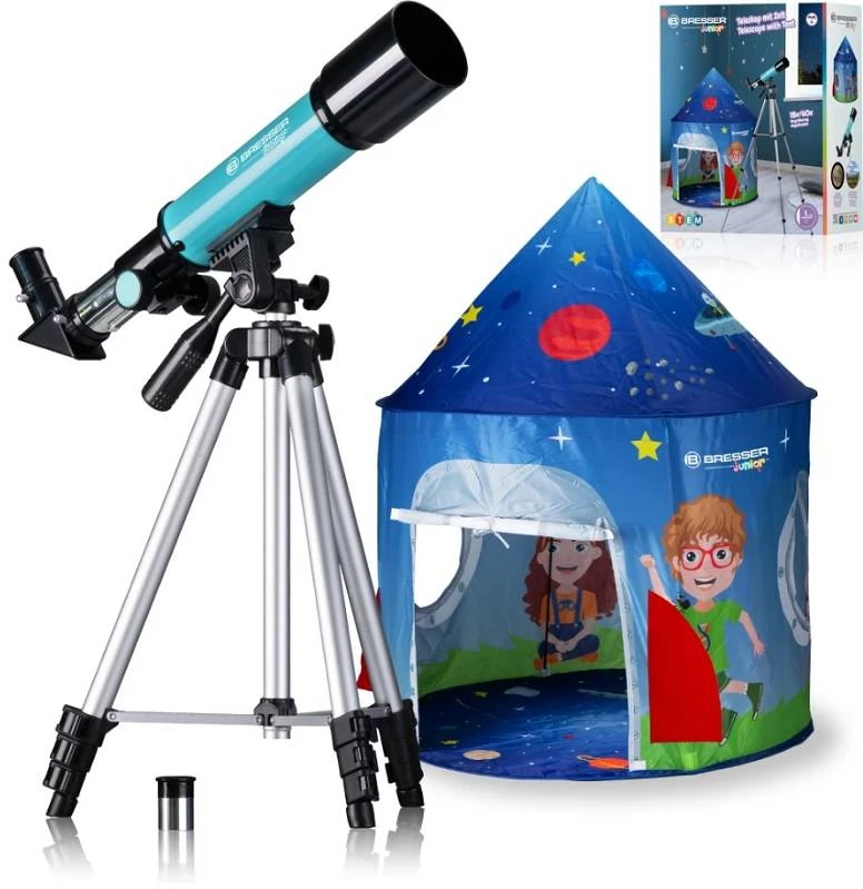 Teleskopas BRESSER JUNIOR 50/360 su palapine