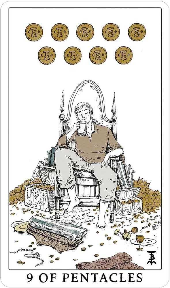 Us Games Systems Taro kortų rinkinys - Tempest Tarot Deck 78 Kortos ir 72 Puslapių Gidas, 12.5x7.5x3.5 cm