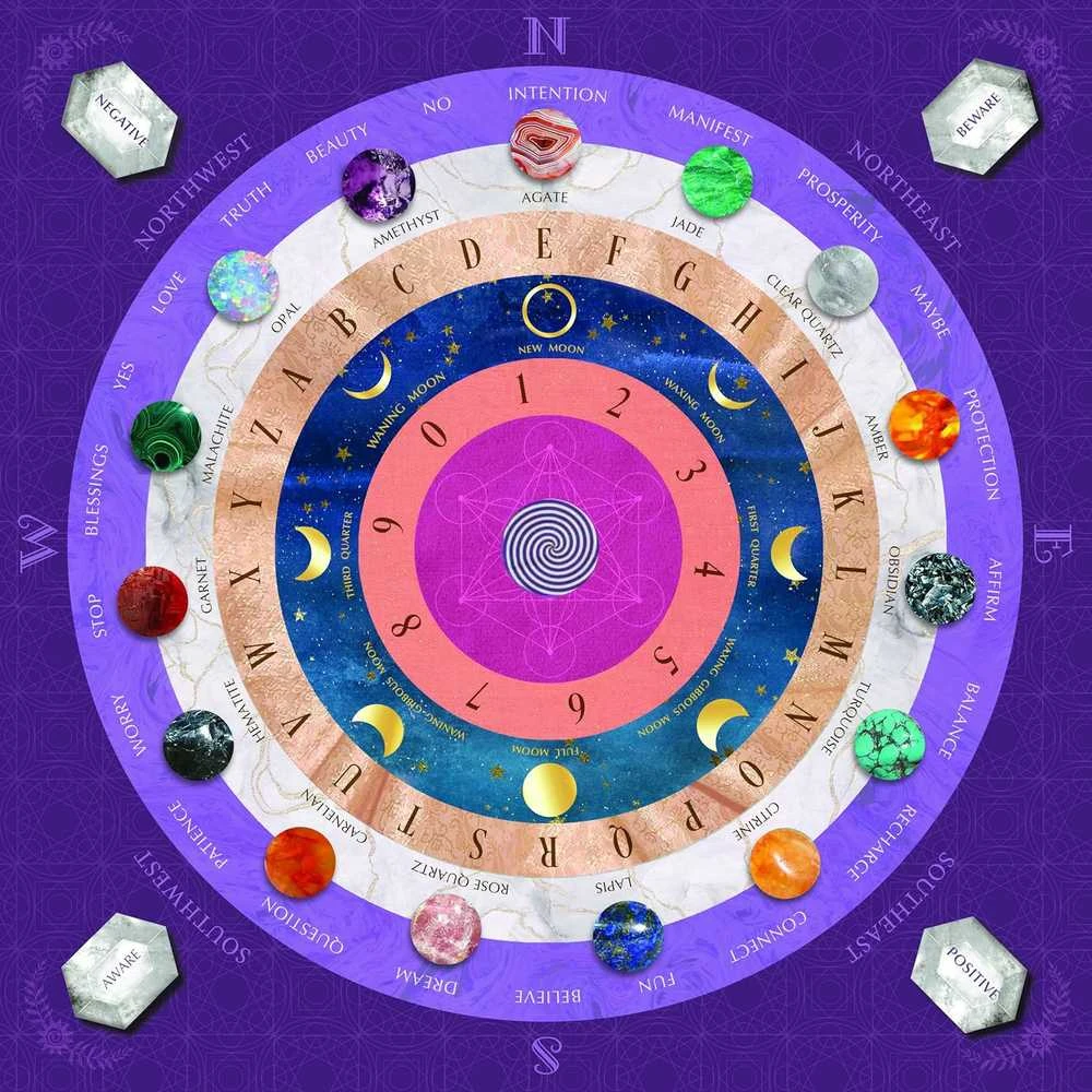 Schiffer Publishing The Crystal Spirit Talking Board Krištolo Mandala