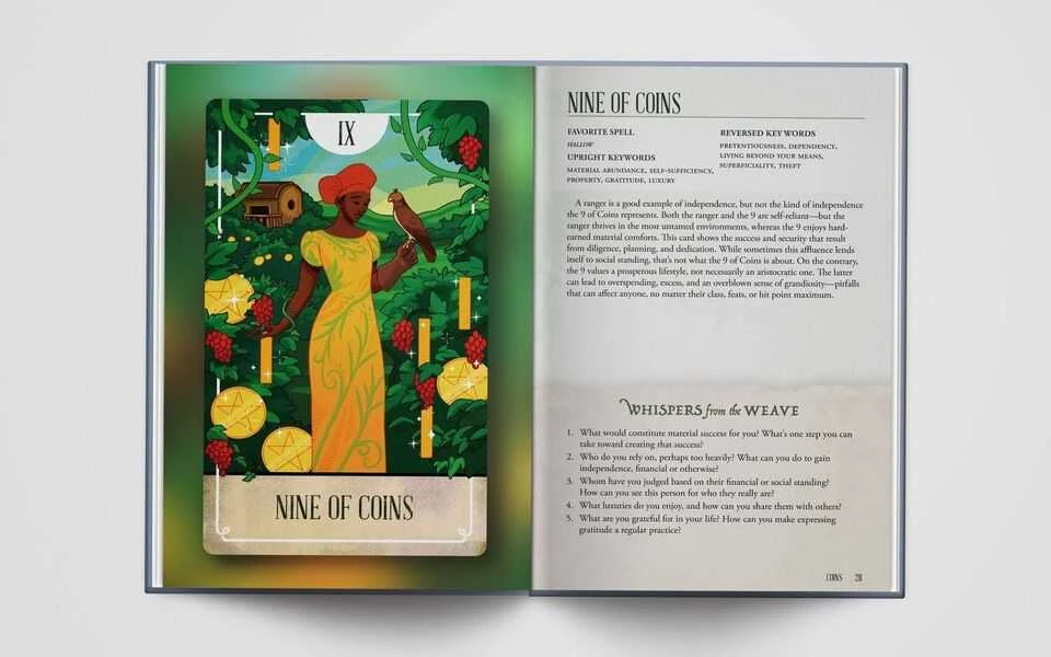 The Fablemaker's Tarot naudojimosi vadovas-knyga Llewellyn