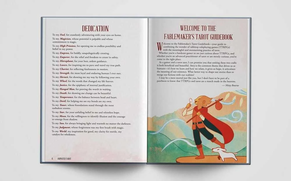 The Fablemaker's Tarot naudojimosi vadovas-knyga Llewellyn