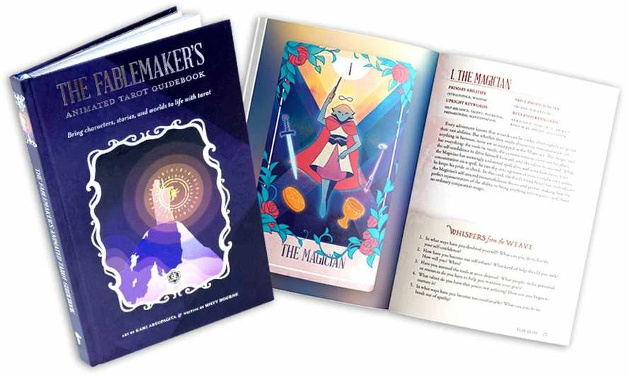 The Fablemaker's Tarot naudojimosi vadovas-knyga Llewellyn