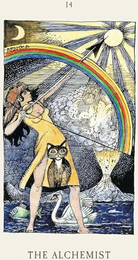 KNYGA Taro Kortos The Jolanda Witch Findhorn Press