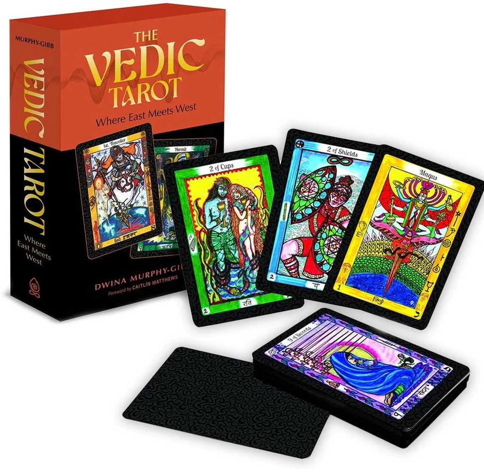 Korto Rinkinys - Schiffer Publishing Vedic Taro 81 Kortos su Gidu 13x21x5.2 cm