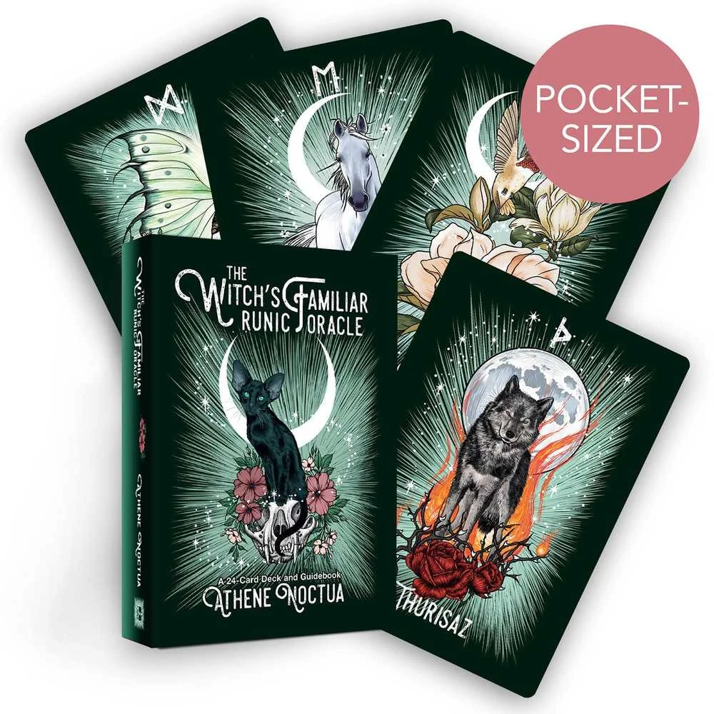 The Witch’s Familiar Runic Oracle Kortos Pocket Hay House