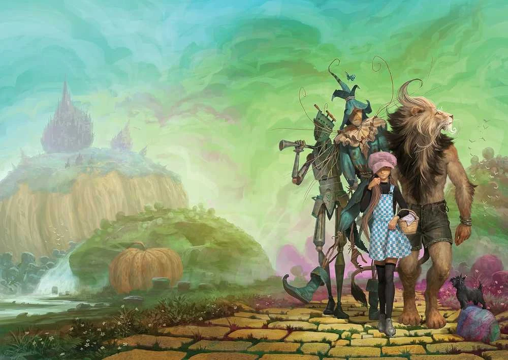 The Wizard Of Oz Knyga Iliustruota Paolo Barbieri Lo Scarabeo