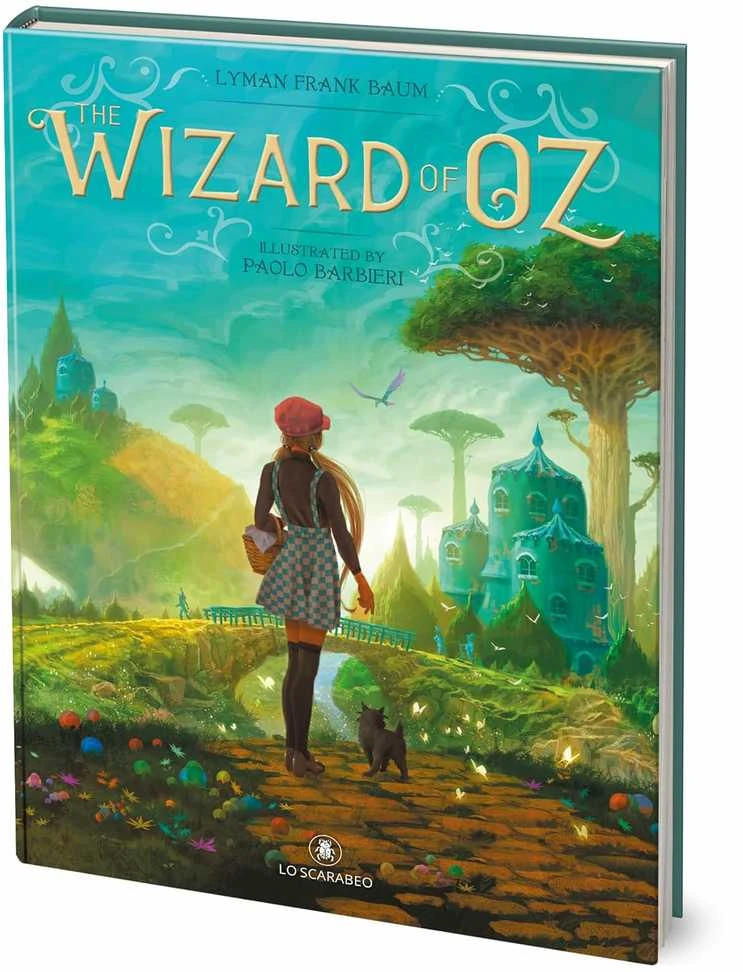 The Wizard Of Oz Knyga Iliustruota Paolo Barbieri Lo Scarabeo