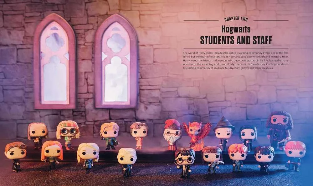 Dėlionė Insight Editions Haris Poteris: Funko Pop pasaulis – iliustruota knyga su minifigūrėle