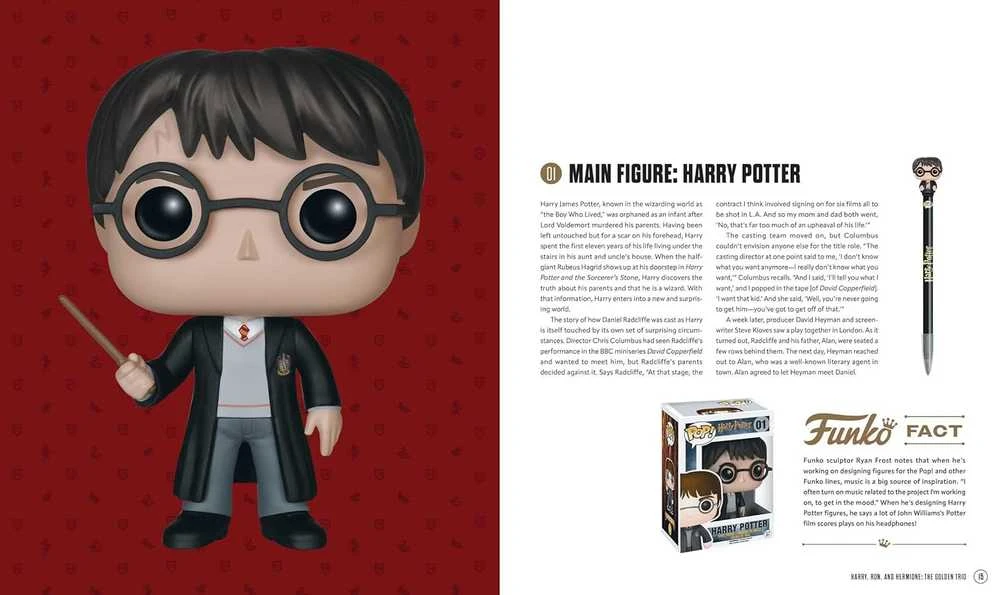 Dėlionė Insight Editions Haris Poteris: Funko Pop pasaulis – iliustruota knyga su minifigūrėle