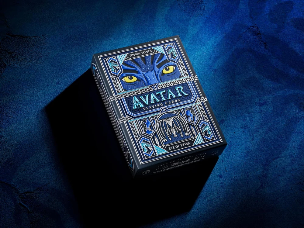 Theory 11 Kolekcionuojamos Kortelės - Theory11 Avatar Playing Cards, 52 Kortelės, 2 Džokeriai, Mėlyna