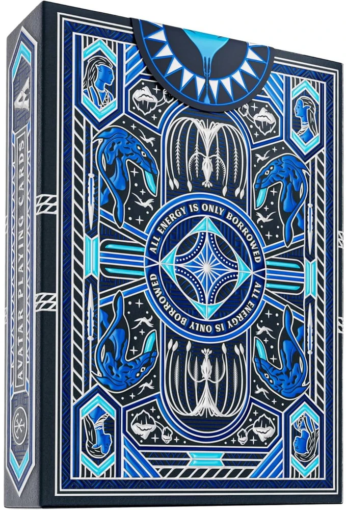 Theory 11 Kolekcionuojamos Kortelės - Theory11 Avatar Playing Cards, 52 Kortelės, 2 Džokeriai, Mėlyna