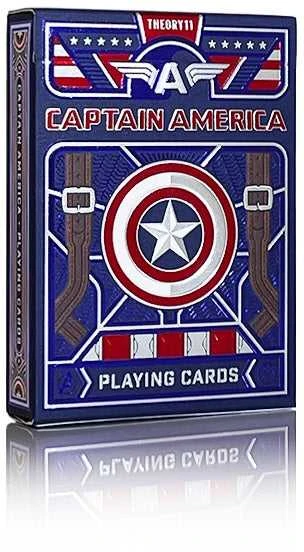 Theory 11 Marvel Kapitonas Amerika žaidimo kortos – premium, kolekcinės, pokeriui