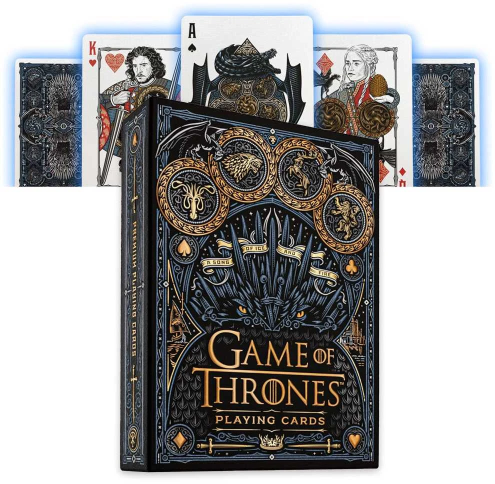 Theory 11 Kortų Žaidimas - Game Of Thrones Theory11 52 Kortos FSC Sertifikuota Plastikinė Danga