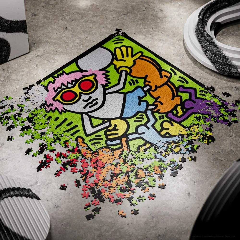 Theory 11 Keith Haring „Andy Mouse“ dėlionė 1000 detalių – pop meno gerbėjams