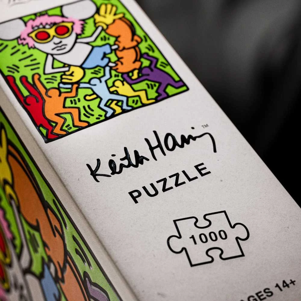 Theory 11 Keith Haring „Andy Mouse“ dėlionė 1000 detalių – pop meno gerbėjams