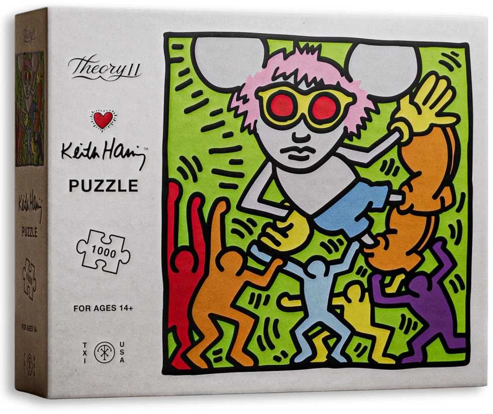 Theory 11 Keith Haring „Andy Mouse“ dėlionė 1000 detalių – pop meno gerbėjams