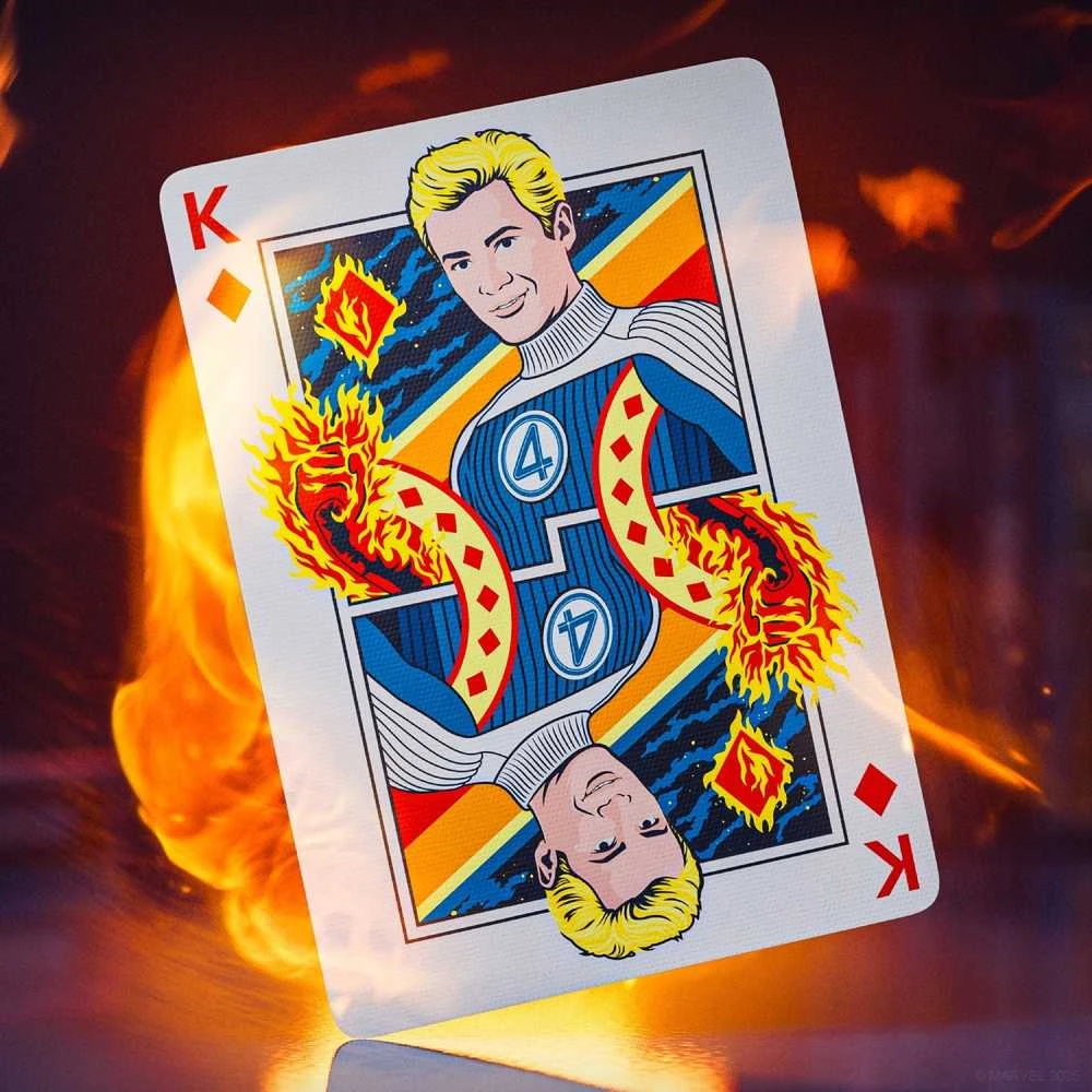 Theory 11 Marvel Fantastic Four žaidimo kortos – Theory11, pokeriui ir kolekcionieriams