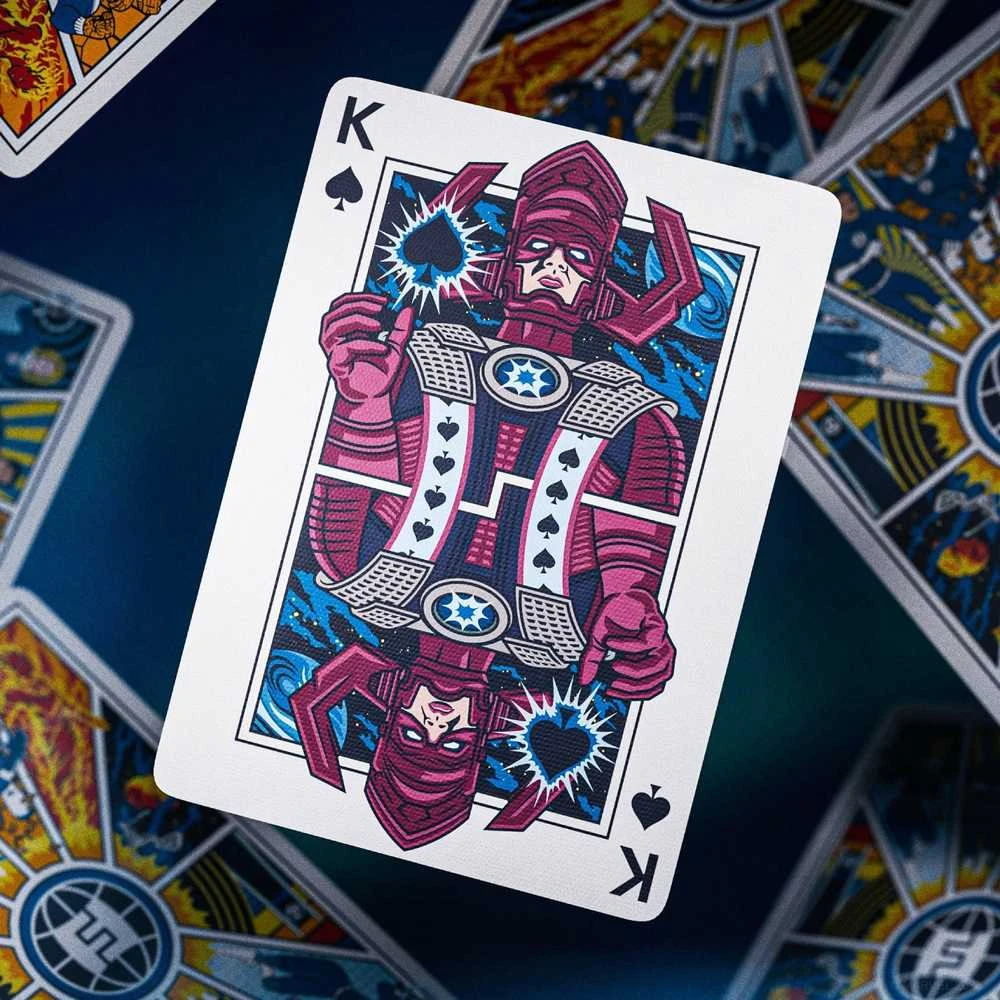 Theory 11 Marvel Fantastic Four žaidimo kortos – Theory11, pokeriui ir kolekcionieriams