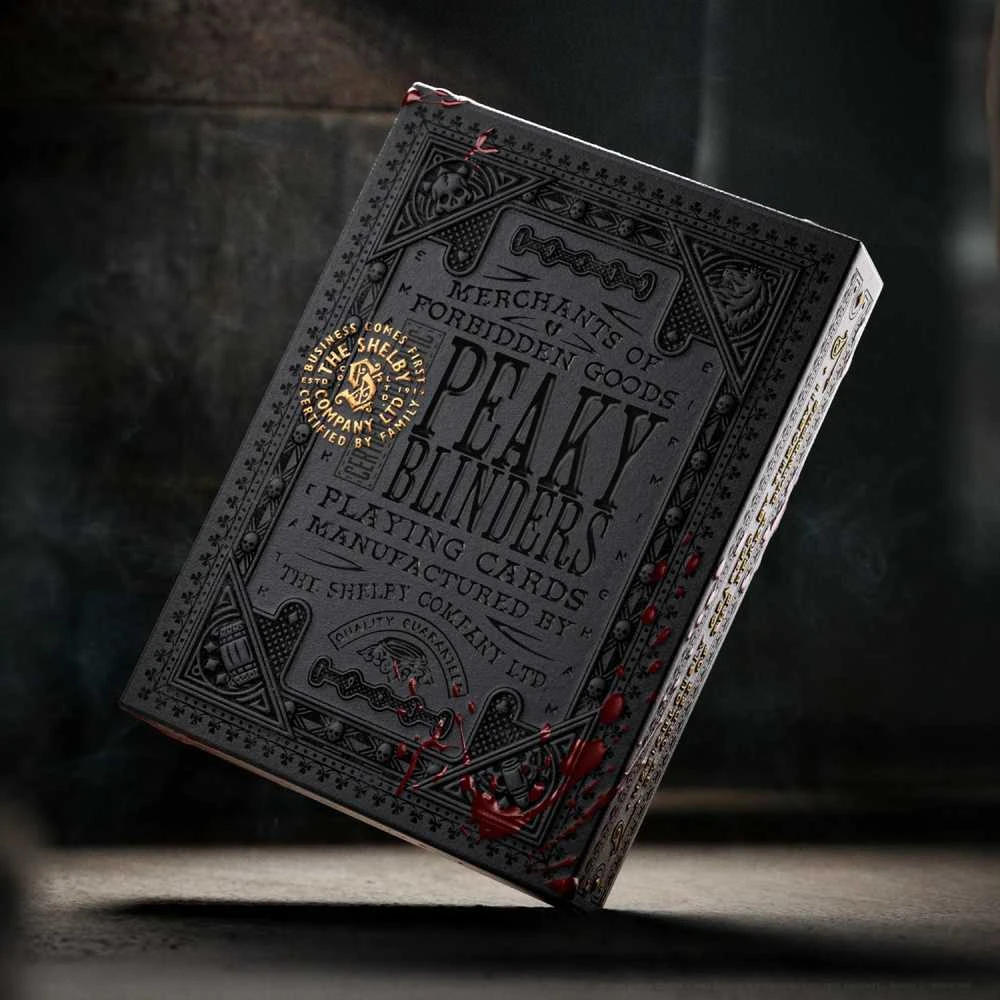 Theory 11 Peaky Blinders prabangios žaidimo kortos pokeriui ir kortų triukams