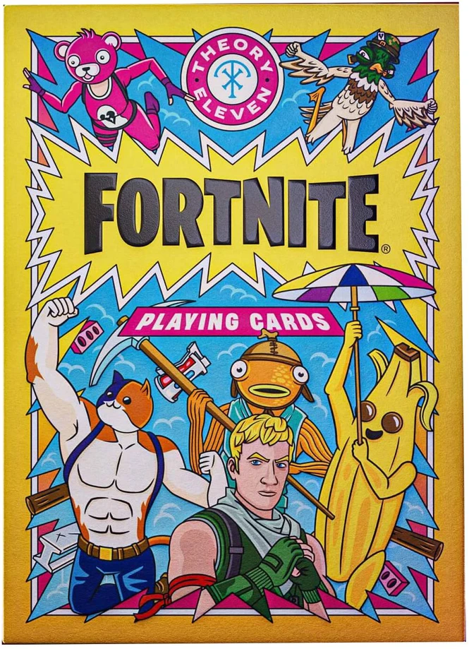 Theory 11 Kolekcionuojamos Kortelės - Theory11 Fortnite Playing Cards, 52 Kortelės, 2 Džokeriai, 2 Fortnite Kortelės