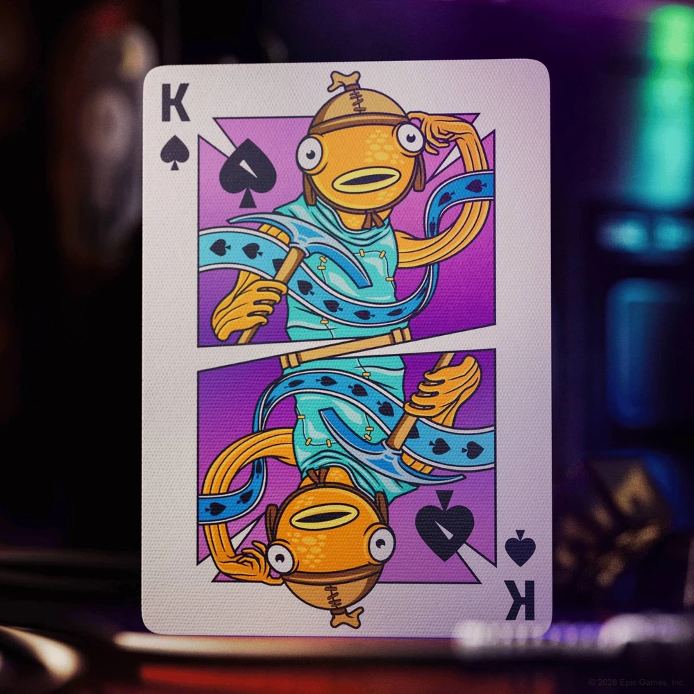 Theory 11 Kolekcionuojamos Kortelės - Theory11 Fortnite Playing Cards, 52 Kortelės, 2 Džokeriai, 2 Fortnite Kortelės