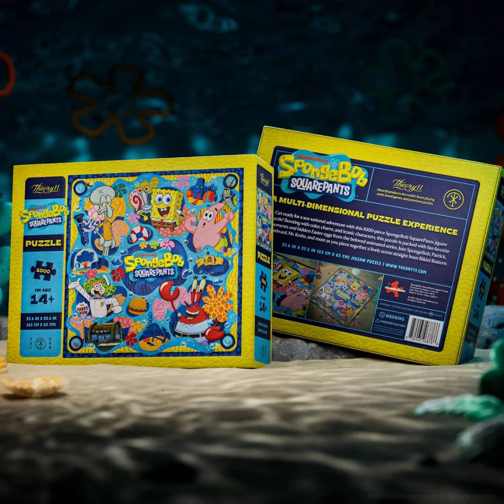 Theory 11 Dėlionė - SpongeBob SquarePants 1000 Detalių Dėlionė 65 x 65 cm