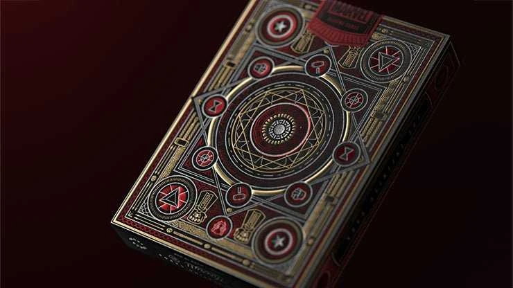 Theory11 Avengers Raudona Edition The Infinity Saga žaidimo kortos
