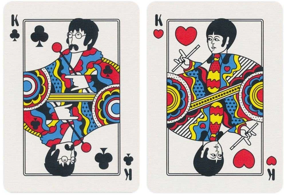 Theory11 Geltona Submarine The Beatles kortos