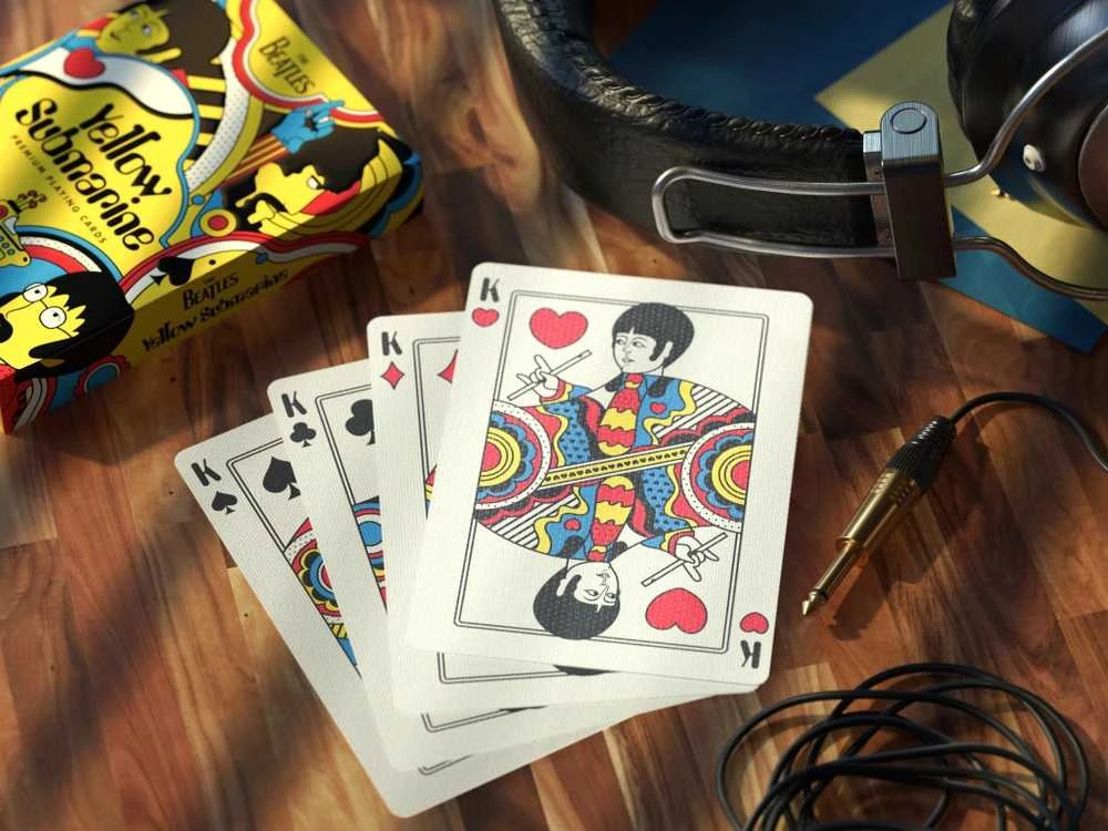 Theory11 Geltona Submarine The Beatles kortos