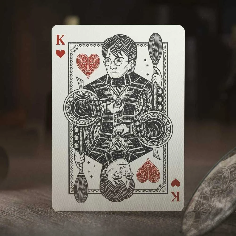 Theory11 Harry Potter Hufflepuff Geltonos žaidimo kortos