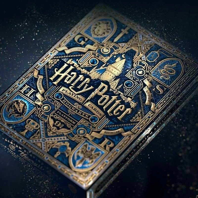 Theory11 Harry Potter Raven Claw Mėlynos žaidimo kortos