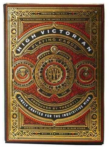 Theory11 High Victorian Kortos (Raudonos)