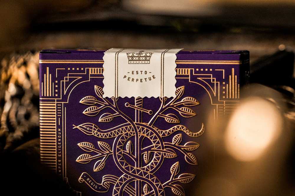 Theory11 Monarchs kortos (Violetinės)