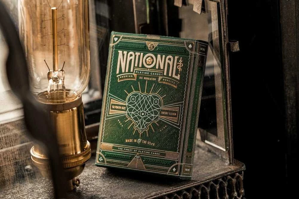 Theory11 Žalias National kortos