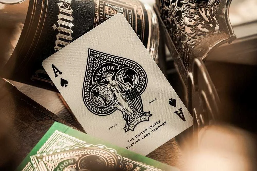 Theory11 Žalias Tycoon kortos