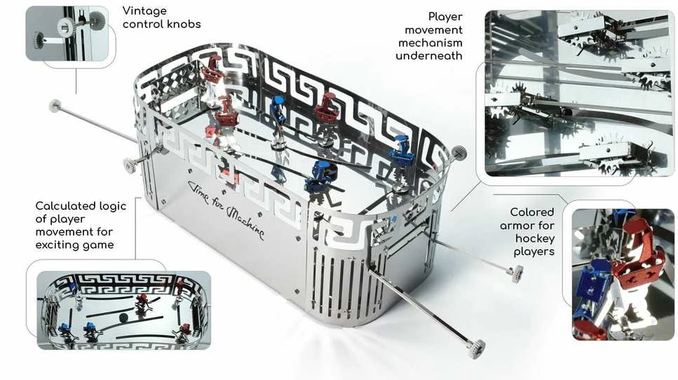 Time For Machine Medieval Hockey - metalinio konstruktoriaus komplektas