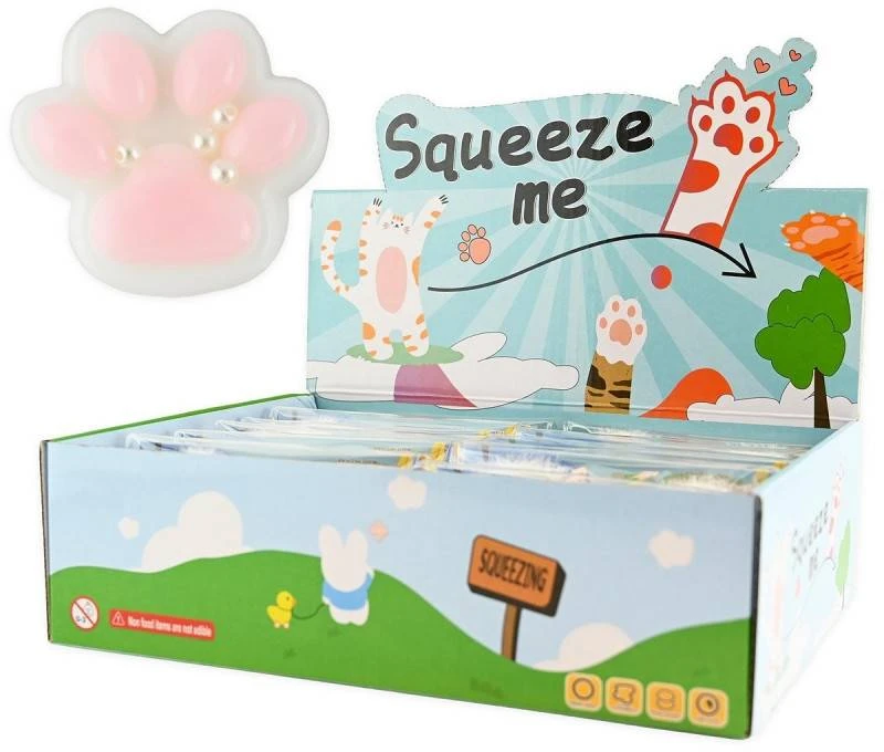 Dėlionė Toyz Katės letenėlės squishy antistresinis žaislas su ausytėmis 7 cm