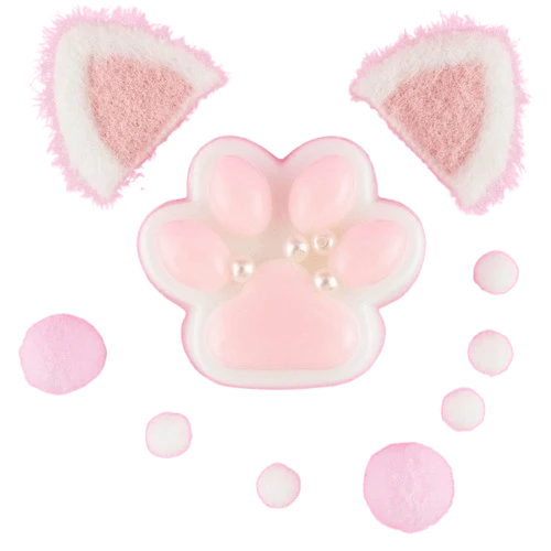 Dėlionė Toyz Katės letenėlės squishy antistresinis žaislas su ausytėmis 7 cm