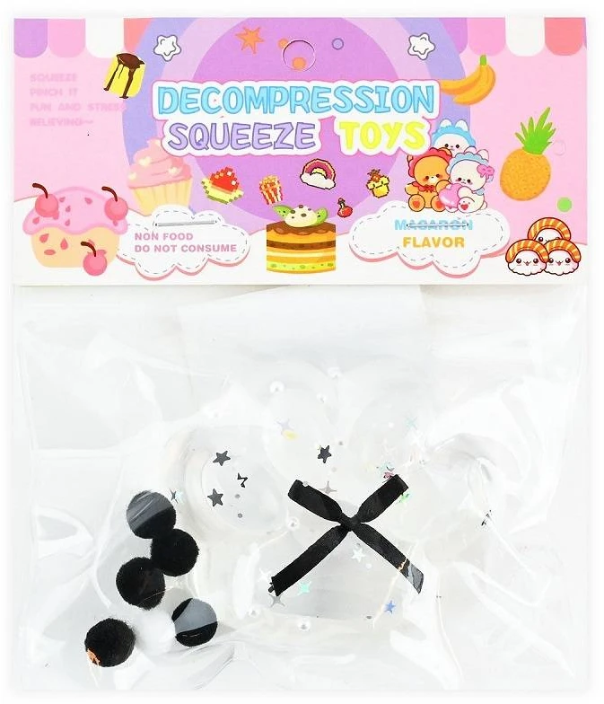 Toyz Permatoma katės letenėlė Squishy – antistresinis jutiminis žaislas su blizgučiais 7 cm